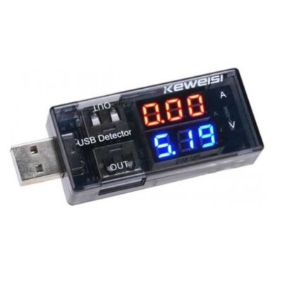 USB CURRENT AND VOLTAGE DISPLAY – 2 USB OUTPUTS